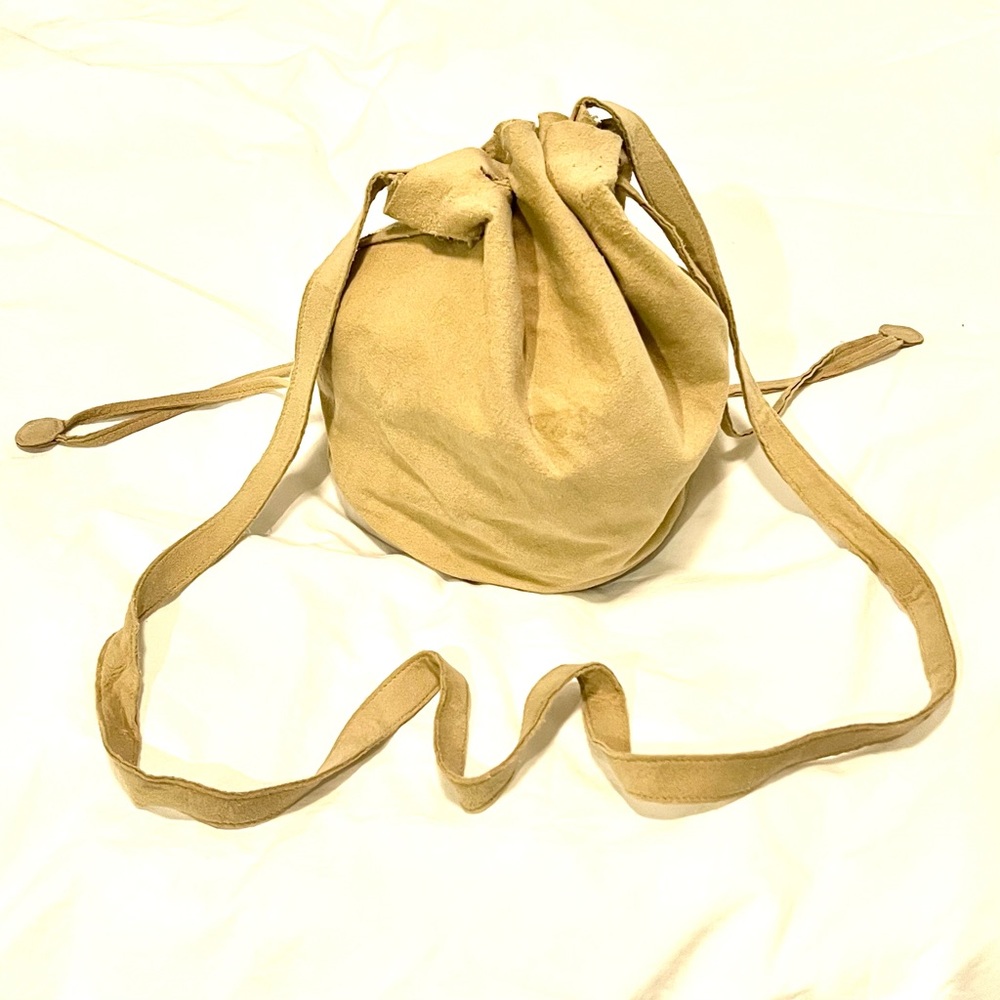 Lina Rennell Vegan Suede Bucket Bag